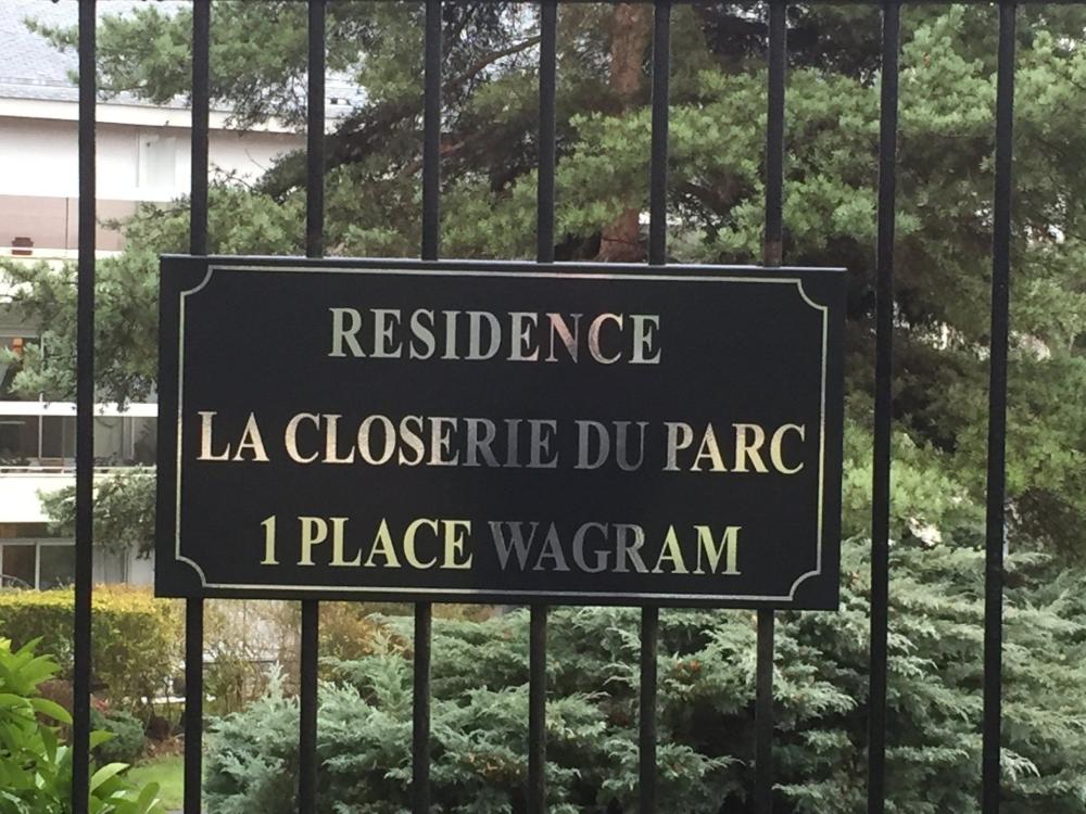 plaque de résidence