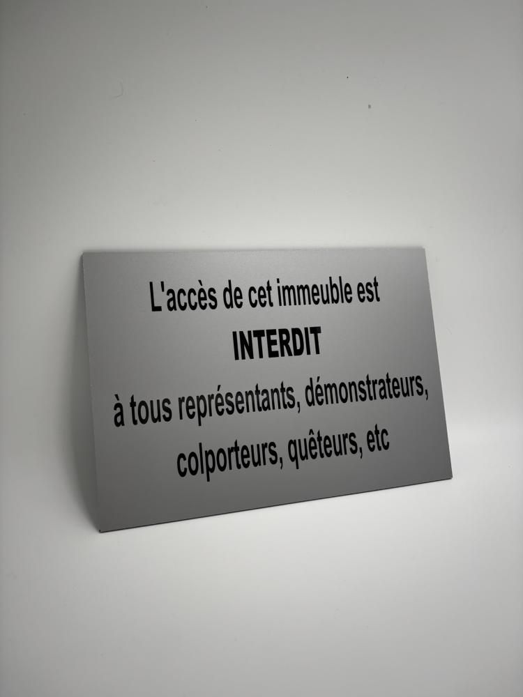 DIBON GRIS - TEXTE NOIR DEMARCHAGE INTERDIT (1)